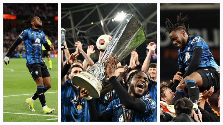 Ademola Lookman helps Atalanta to defeat Leverkusen in 2023/2024 Europa League final