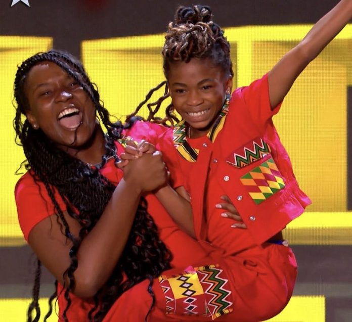 Afronita and Abigial Dromo at Britain's Got Talent 2024