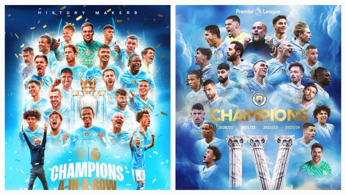 Manchester-City-English-Premier-League-Champions Manchester City win 2023/2024 English Premier League